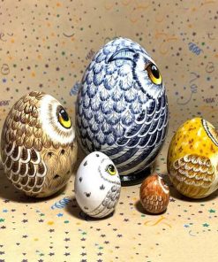 New Owl Nesting Egg Easter Gift