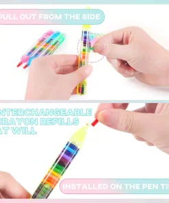 20 in 1 Stacking Point Crayons