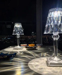 Crystal Diamond Table Lamp