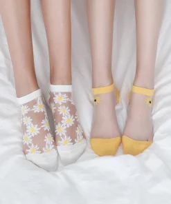 Translucent Daisy Socks