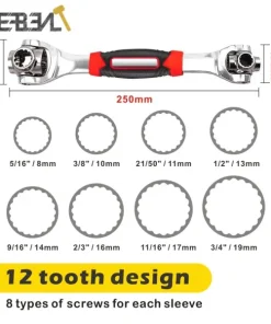 360 Degree 12-Point Universal Wrench