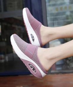 Air Cushion Slip-On Flat Sandals