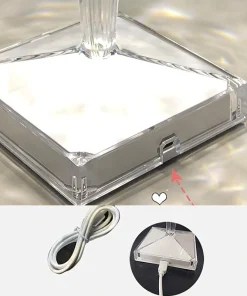 Crystal Diamond Table Lamp