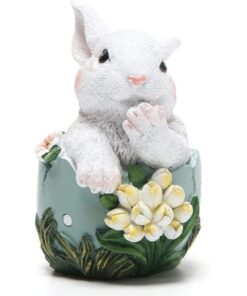 Resin Easter Bunny Eggs Decor