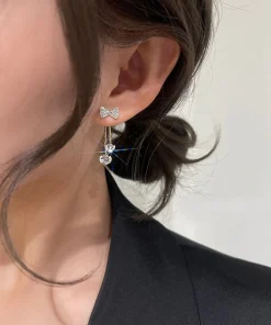 Bow Diamond Earrings