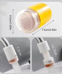 Rotatable Filter Pressurized Shower