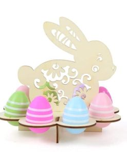 Creative Easter Wooden Bunny Egg Rack