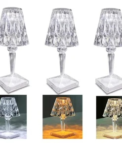 Crystal Diamond Table Lamp