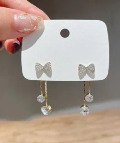 Bow Diamond Earrings