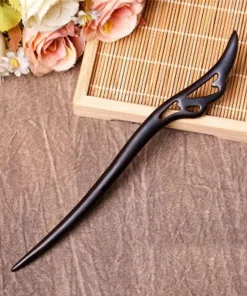 Hand Carved Ebony Clipss