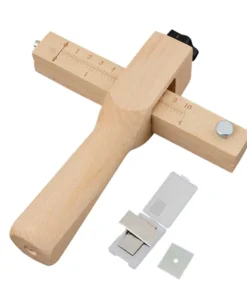 Adjustable Leather Strap Cutter With 5 Free Blades