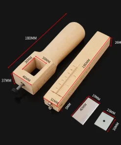 Adjustable Leather Strap Cutter With 5 Free Blades