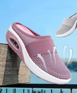 Air Cushion Slip-On Flat Sandals