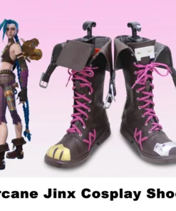 Arcane Jinx Custom Anime Boots