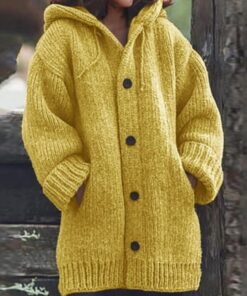 Ladies Cardigan Knitted Sweater