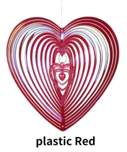 Mesmerizing Heart Wind Spinner