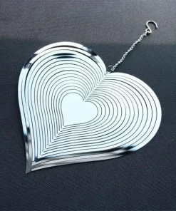 Mesmerizing Heart Wind Spinner