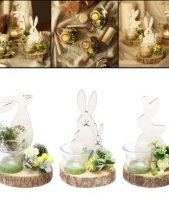 Easter Bunny Nordic Candle Holder Rabbit