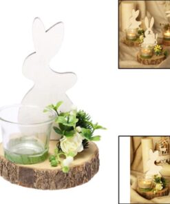 Easter Bunny Nordic Candle Holder Rabbit