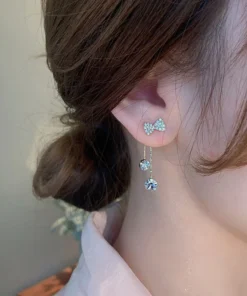Bow Diamond Earrings