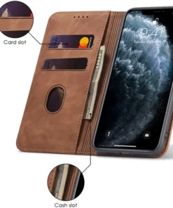 Boweike Leather Flip Phone Bags Cover