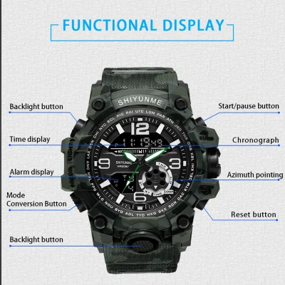 Joefox Camouflage Military Digital-Watch