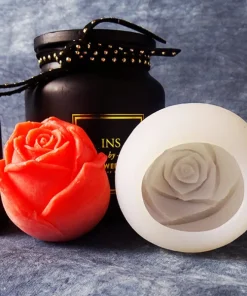 3D Rose Ice Hockey Mold