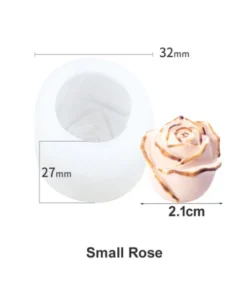 3D Rose Ice Hockey Mold