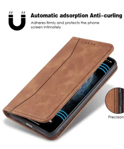 Boweike Leather Flip Phone Bags Cover