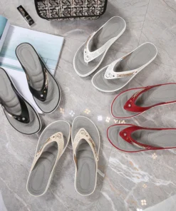 Casual Metal Buckle Sandals