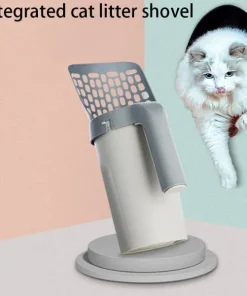 Cat Litter Scoop Integrated Detachable Deep Shovel Holder