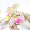 Creative Easter Wooden Bunny Egg Rack