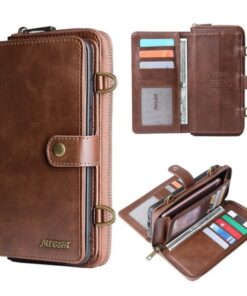 2 In 1 Detachable Leather Wallet Phone Case
