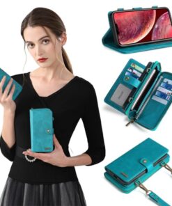 2 In 1 Detachable Leather Wallet Phone Case