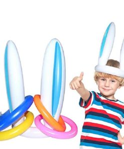 Inflatable Easter Bunny Ears Ring Game Toy