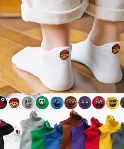 Embroidered Cartoon Women Socks