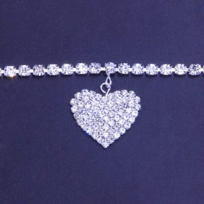 Full Diamond Love Anklet
