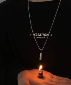 Titanium Mini Lighter Necklace