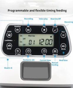 3.5L Zamate Automatic Pet Feeder