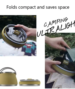 Collapsible Kettle For Camping
