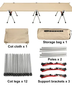 Sulihiya Cot Camping Equipment Sleeping Bed