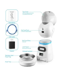 3.5L Zamate Automatic Pet Feeder