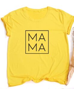 Mama Svg Print Women Summer T-shirt