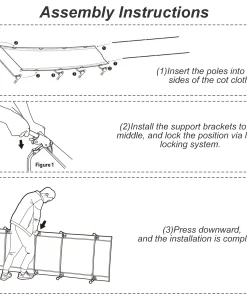 Sulihiya Cot Camping Equipment Sleeping Bed