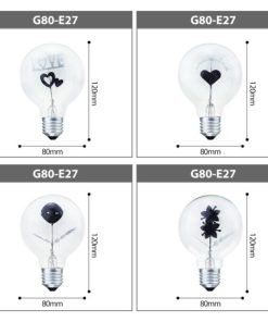 Decorative Vintage Edison Bulb Love Lamp