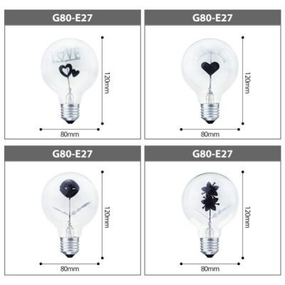 Decorative Vintage Edison Bulb Love Lamp