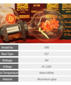 Decorative Vintage Edison Bulb Love Lamp