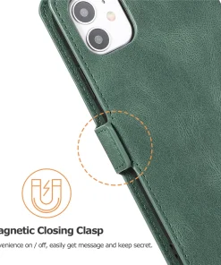 Leather Flip Oppo Phone Card Case For iPhone