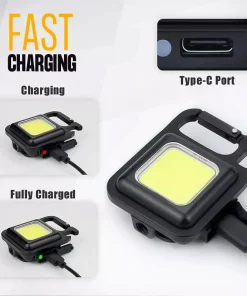 Multifunctional Keychain Emergency Light