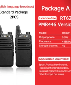 Woky Toky - Mini Walkie Talkie PMR